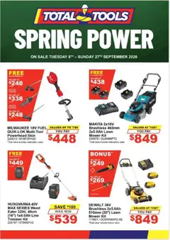 Preview of Total Tools catalogue - valid from 08/09/2026