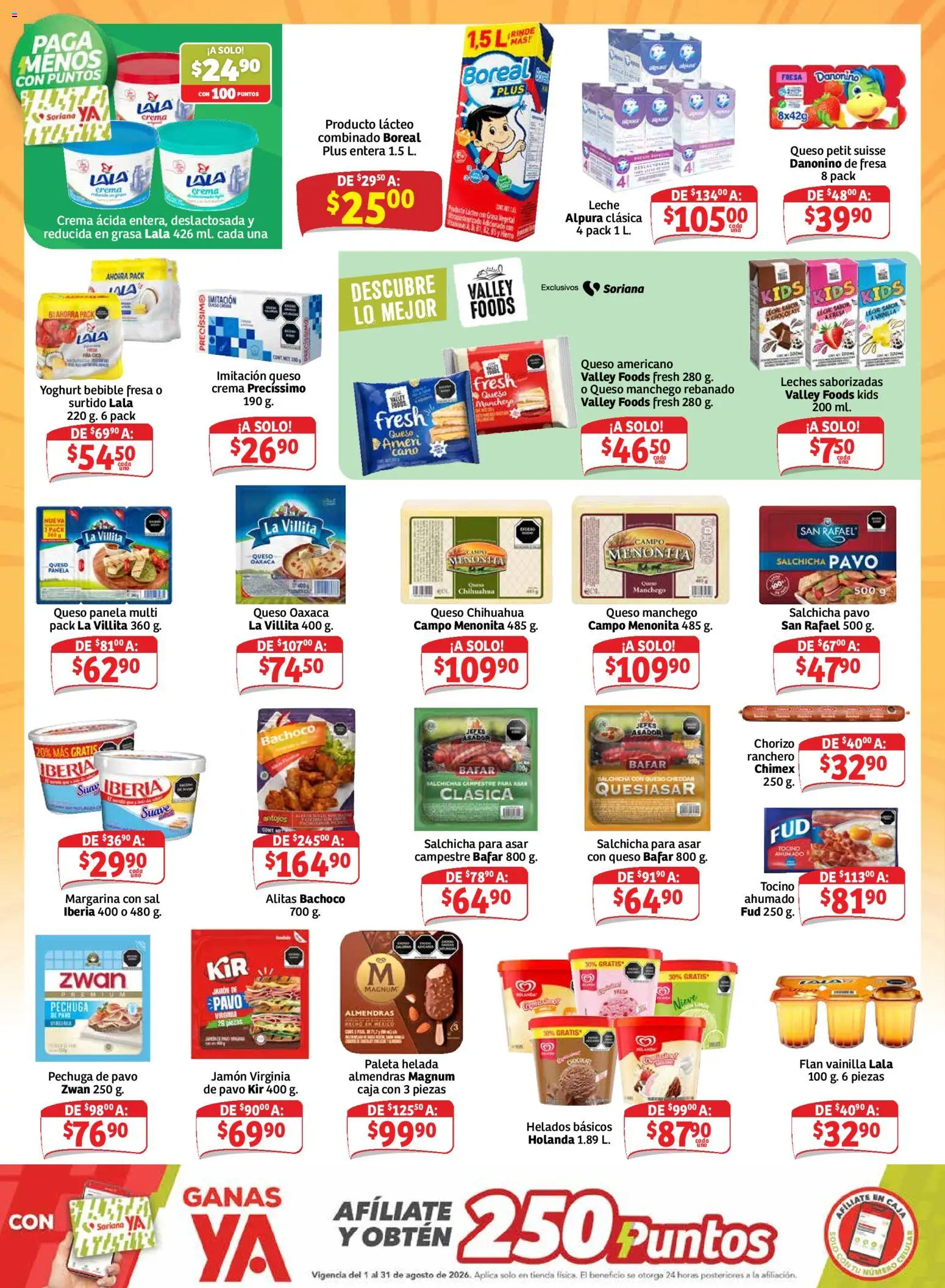 Nuevas ofertas de Soriana válidas en toda la República Mexicana desde el 28/08/2026. ¡Encuentra las mejores ofertas en Soriana Ahorro constante y sonante Soriana Mercado Nacional! | Página: 4