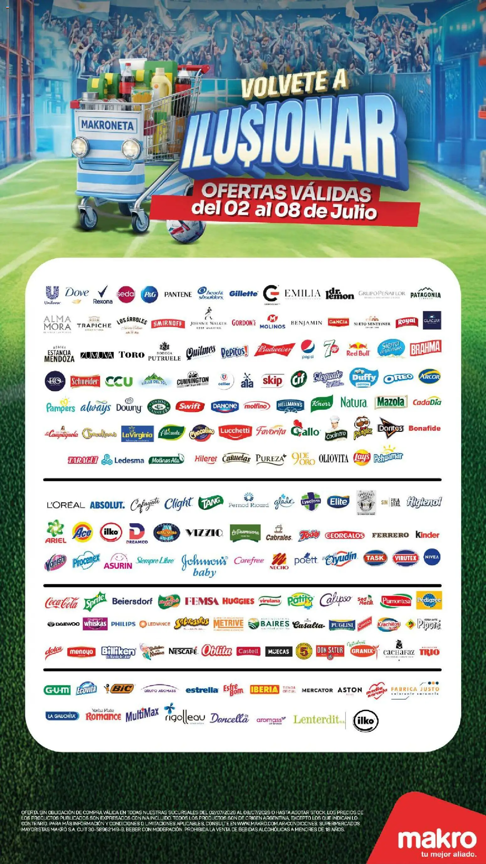 Makro ofertas │ válido desde el 02/07/2026 | Página: 2 | Productos: Mate, Yerba, Sierra