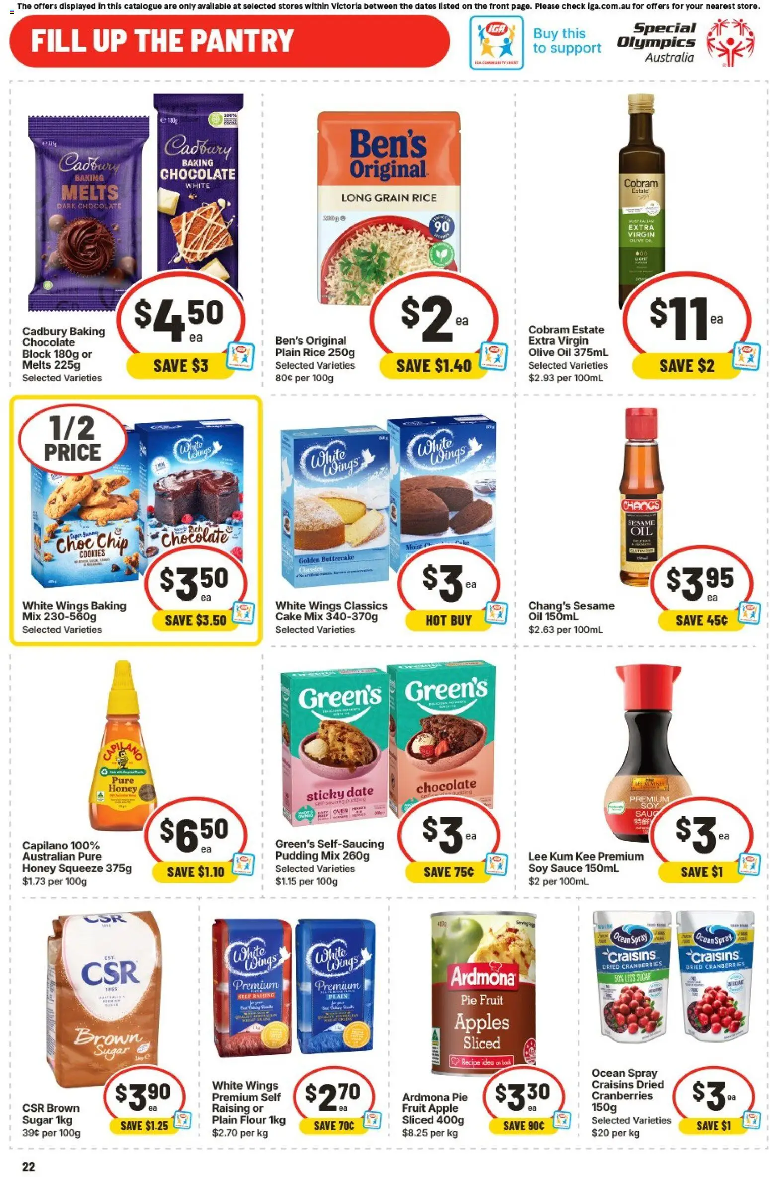 IGA catalogue - valid from 06.05.2026 | Page: 20 | Products: Chocolate, Apples, Rice, Date