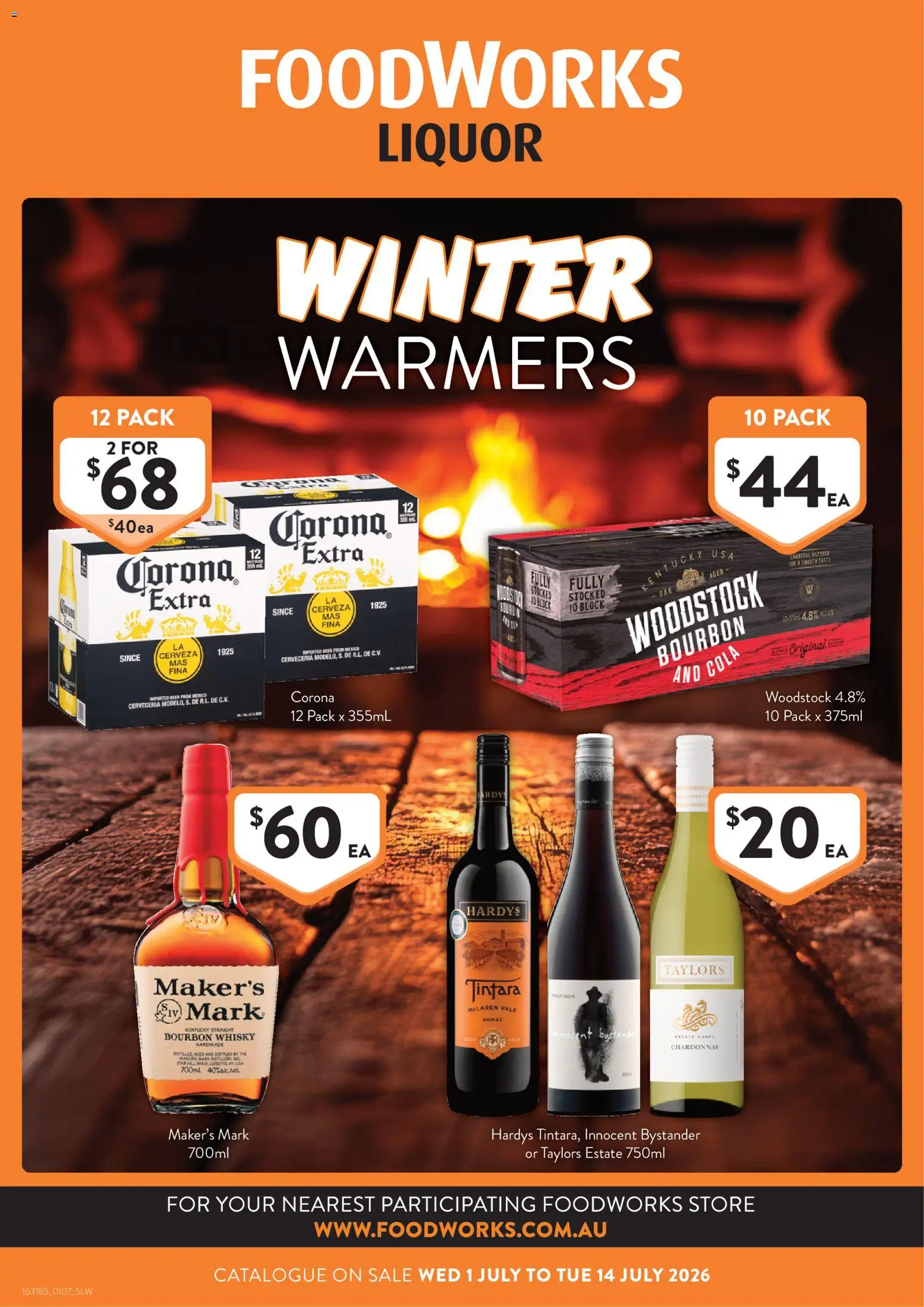 Foodworks catalogue - valid from 01/07/2026 | Page: 1 | Products: Handmade, Bourbon