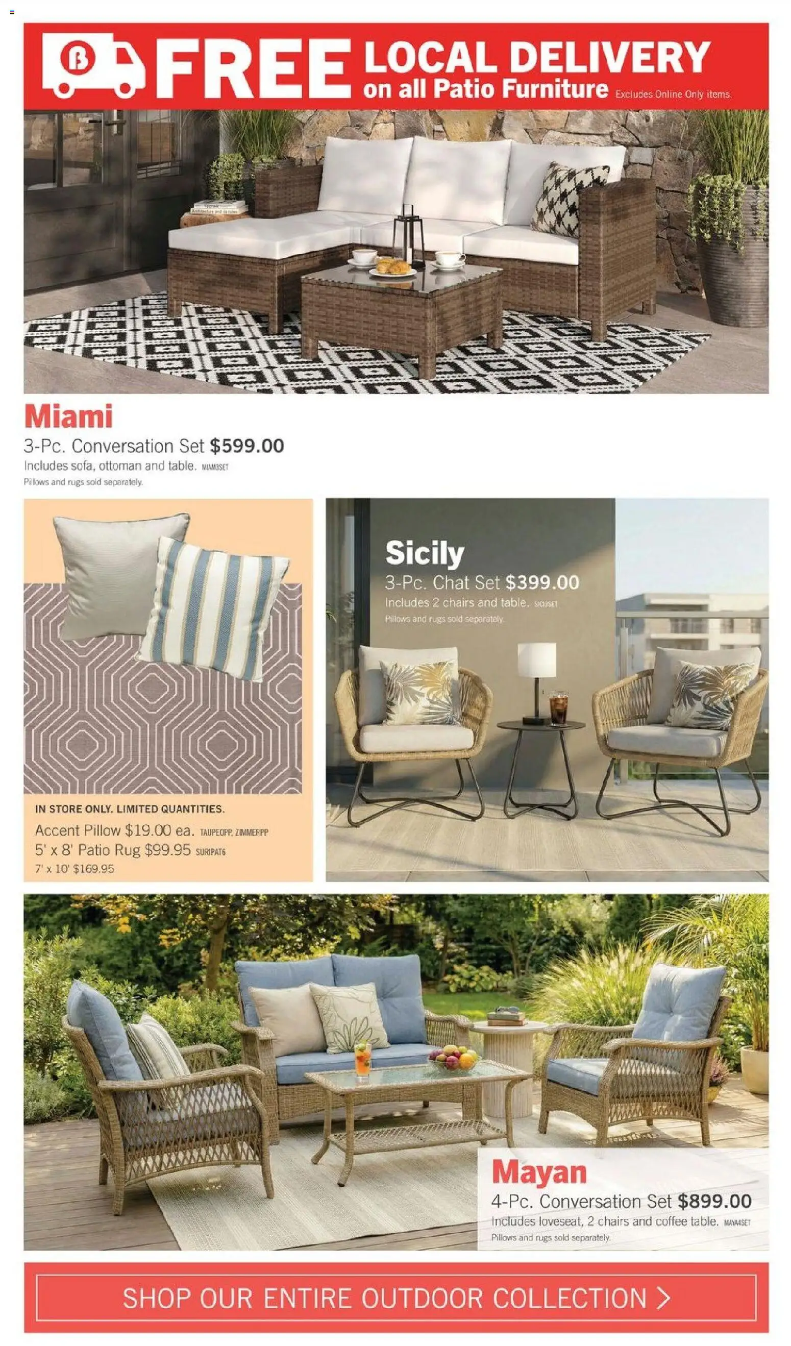 The Brick flyer valid from Mar 2, 2026 | Page: 4 | Products: Pillow, Sofa, Coffee, Chairs