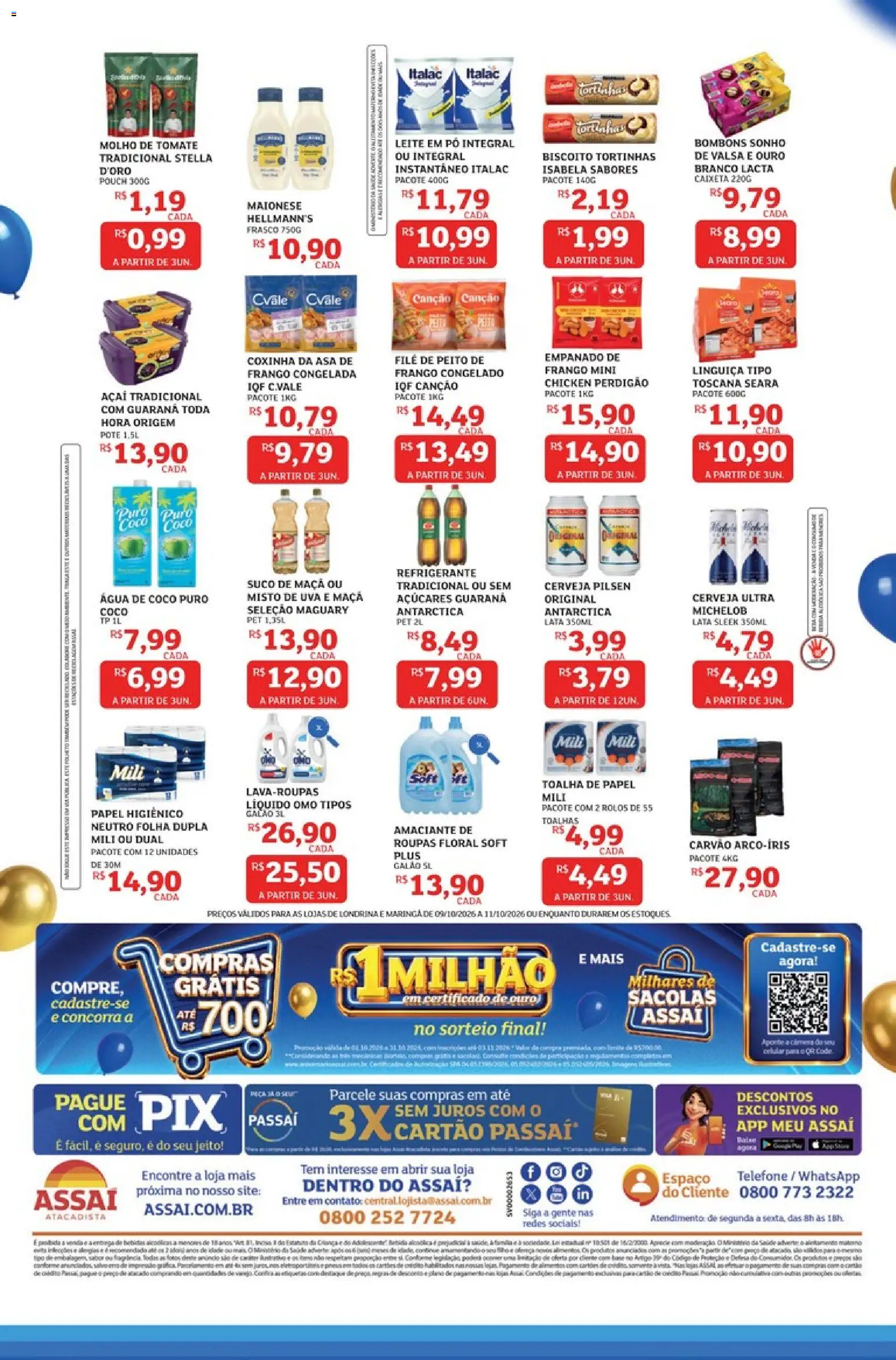 Assaí Atacadista Folheto - válido de 09/10/2026 | Página: 2