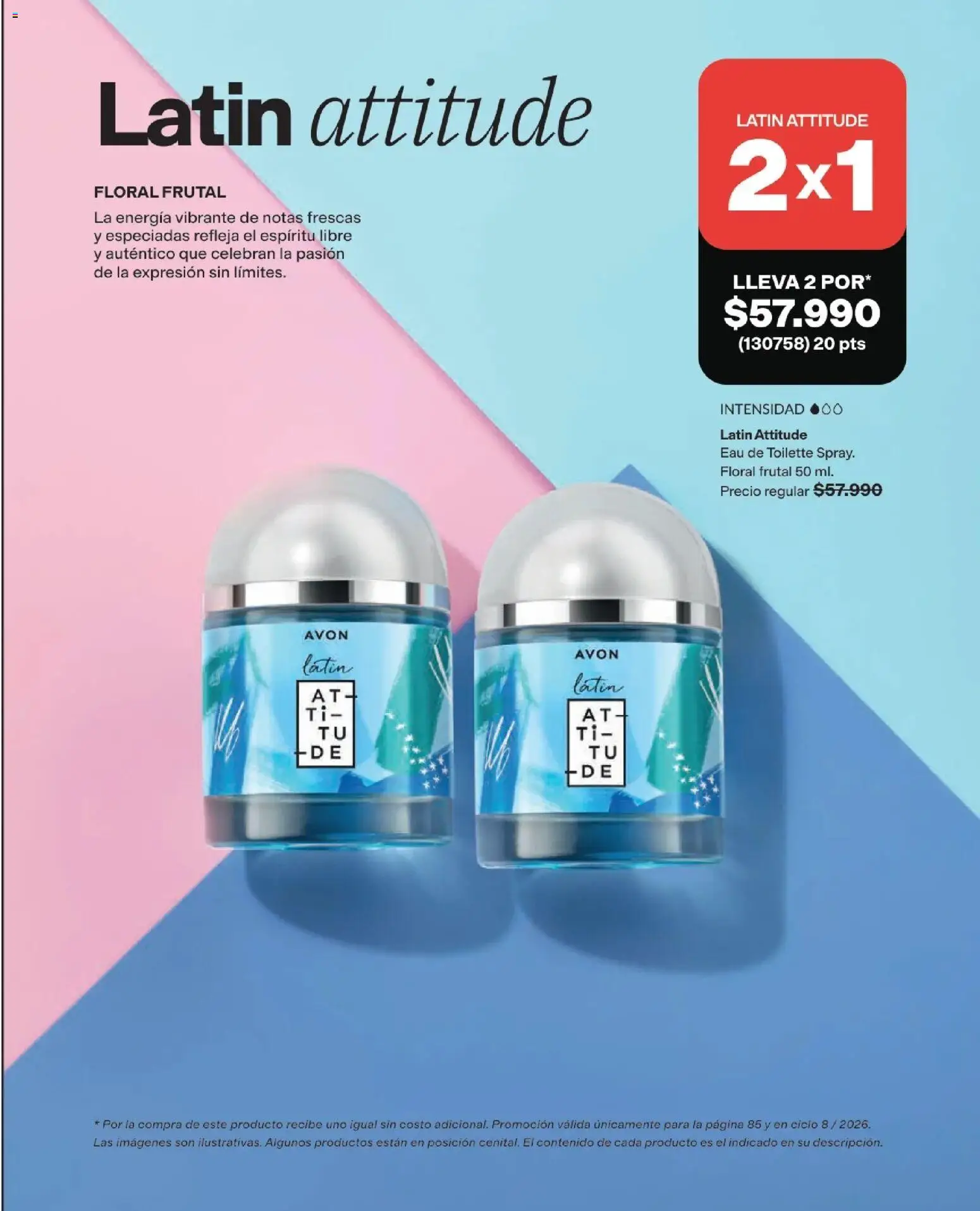 Avon revista - valida desde el 01.08.2026 | Página: 85 | Productos: Eau de toilette