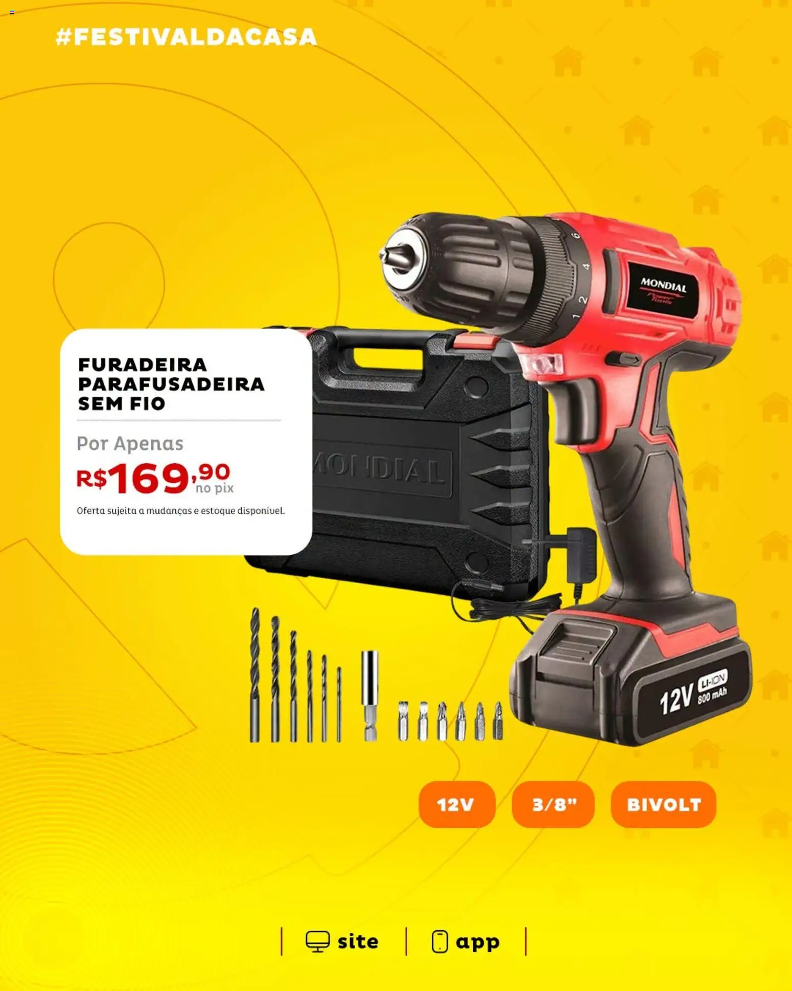 Casa e Video Folheto - válido de 03/09/2026 | Página: 9 | Produtos: Furadeira, Parafusadeira