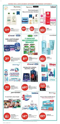 Preview of Shoppers weekly flyer / circulaire from shop Shoppers valid from Sep 12, 2026 | Page: 12