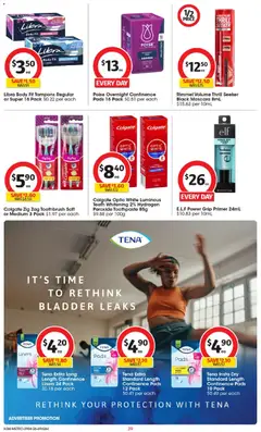 Preview of Coles catalogue  - valid from 29.04.2026 | Page: 39 | Products: Gate, Toothbrush, Tampons, Teeth whitening