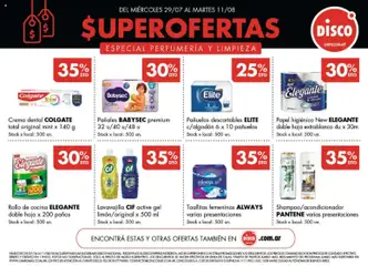 Vista previa Disco - Especial Perfumería y Limpieza válido desde el 30/07/2026