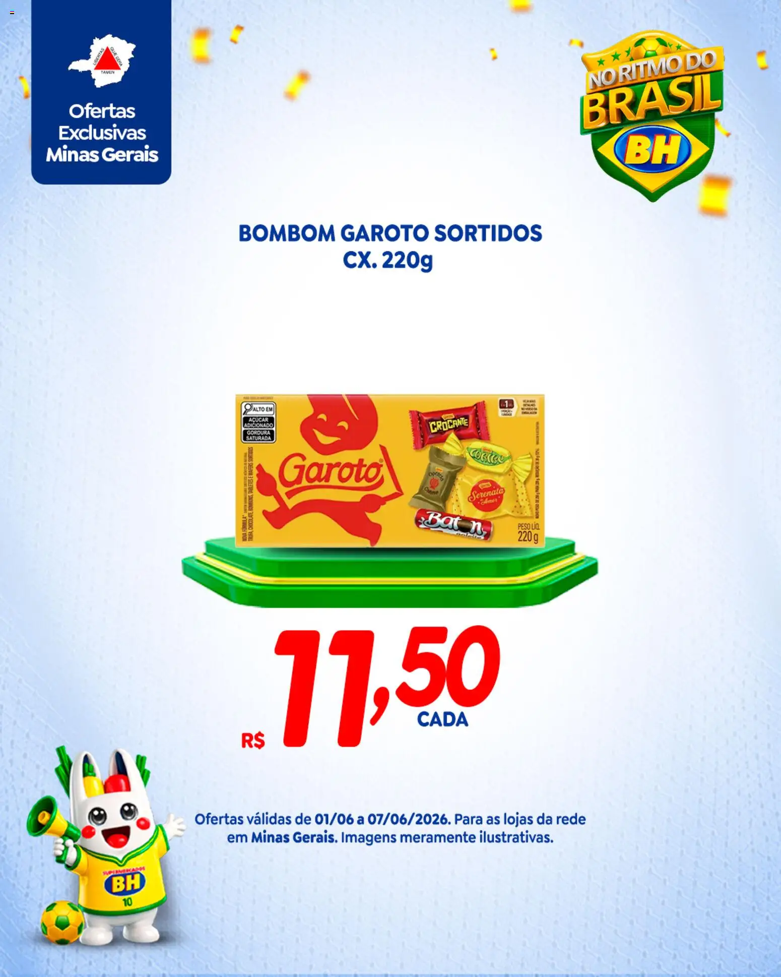 Supermercados BH Folheto - válido de 01.06.2026 | Página: 6 | Produtos: Açúcar, Bombom