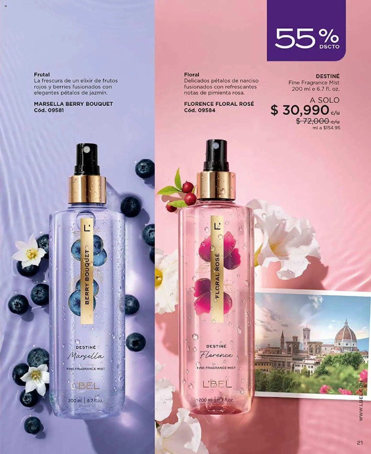 L'Bel revista - valida desde el 17/08/2026 | Página: 21 | Productos: Pimienta, Narciso