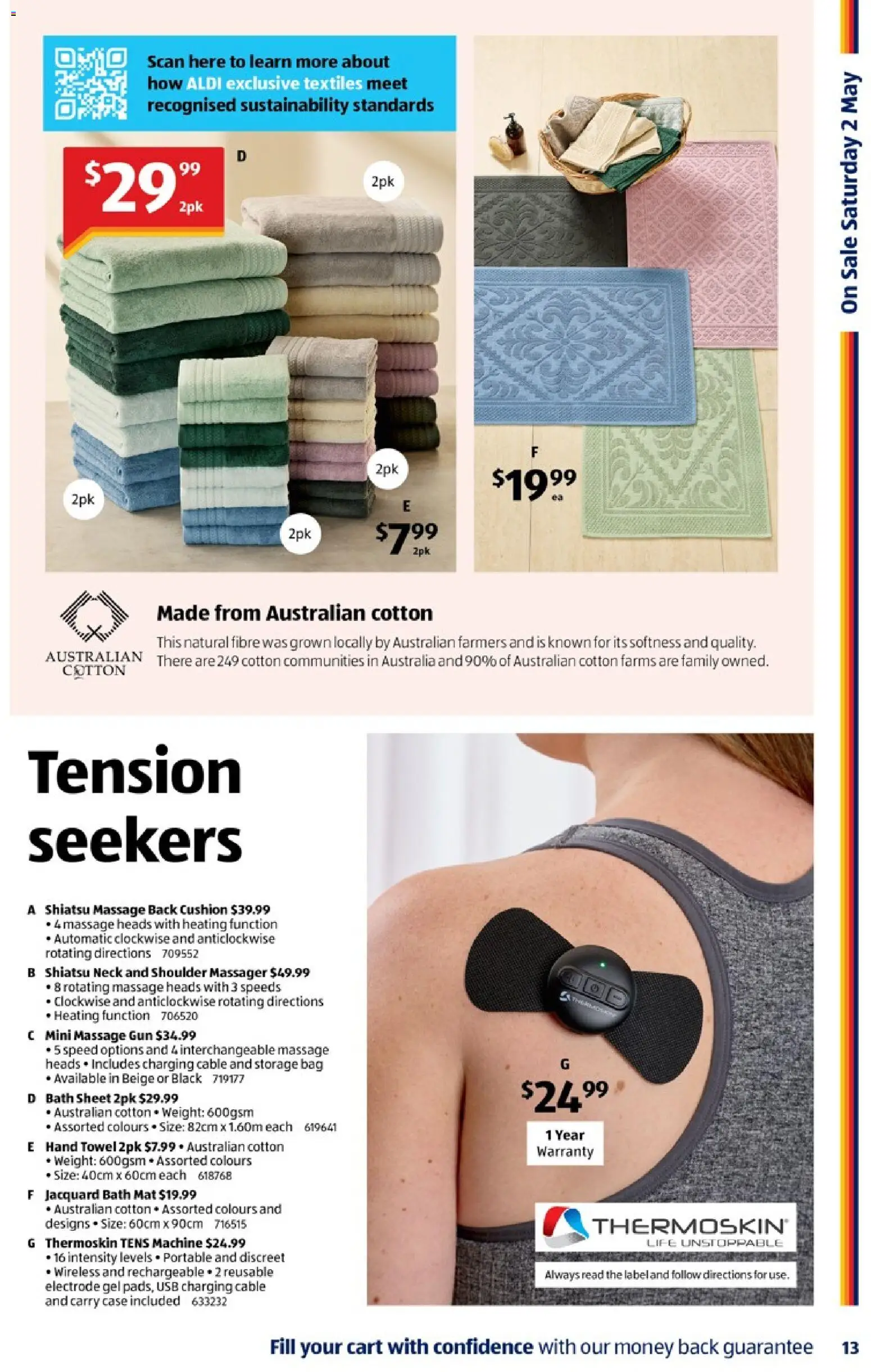 Aldi catalogue - valid from 29.04.2026 | Page: 13 | Products: Case, Bag, Usb, Weight