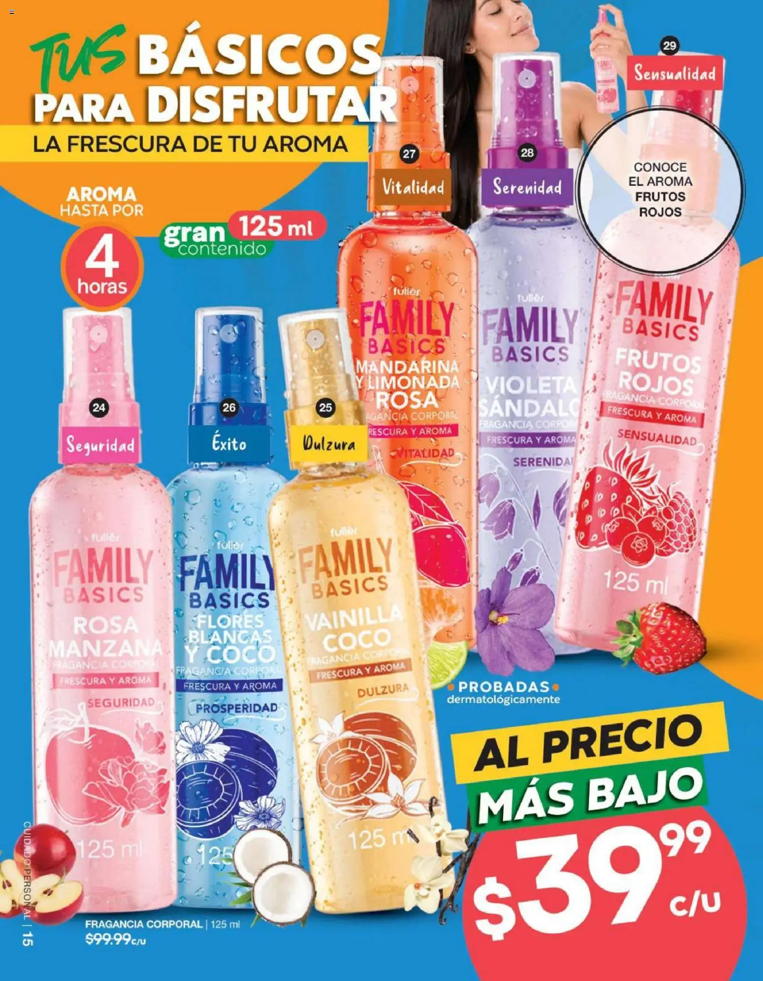 Nuevas ofertas de Fuller válidas en toda la República Mexicana desde el 02/09/2026. ¡Encuentra las mejores ofertas en Fuller campaña 11 2026! | Página: 9 | Productos: Coco, Flores, Vainilla, Fragancia