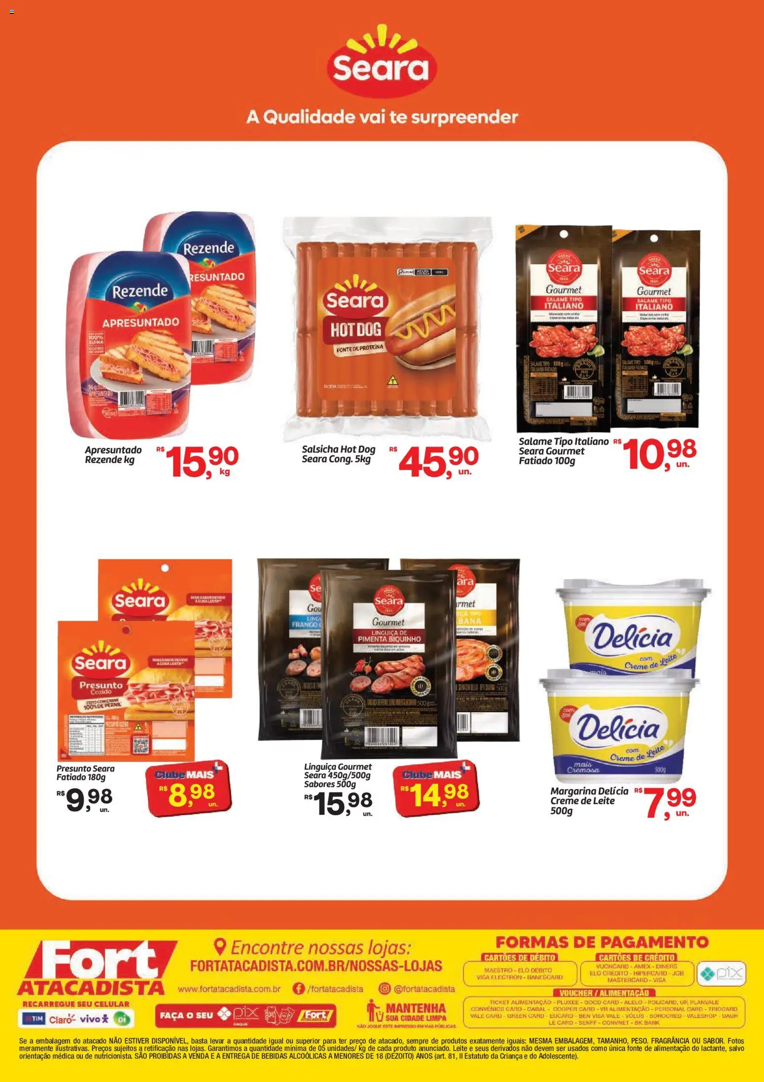 Fort Atacadista Folheto - válido de 17/09/2026 | Página: 2 | Produtos: Celular, Fragrância, Pimenta, Creme