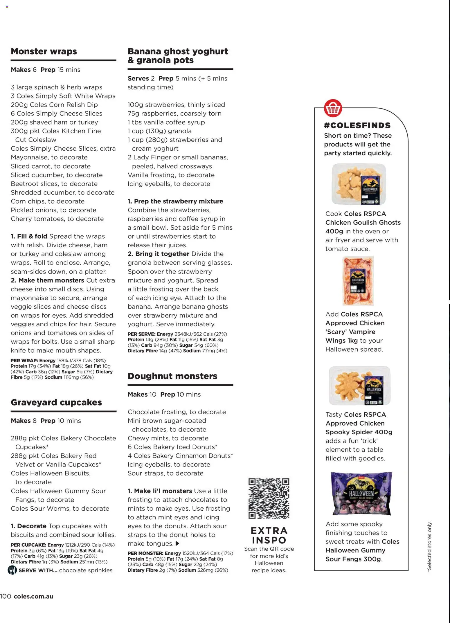 Coles catalogue - valid from 01/10/2026 | Page: 100 | Products: Table, Yoghurt, Biscuits, Donut