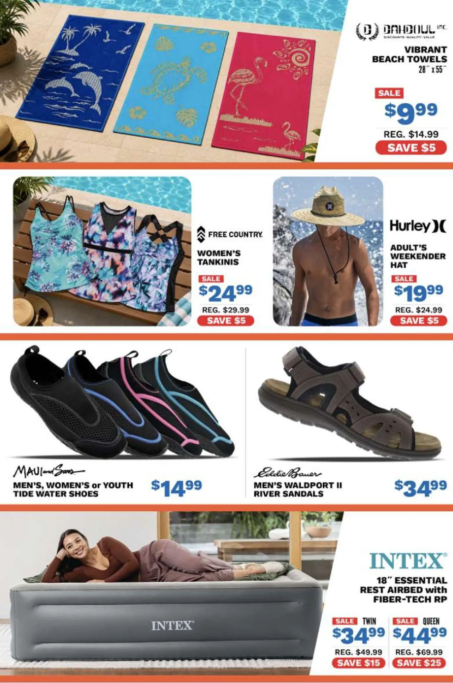 Big 5 Sporting Goods Weekly Ad - valid from 07/24/2026 | Page: 2 | Products: Water, Sandals