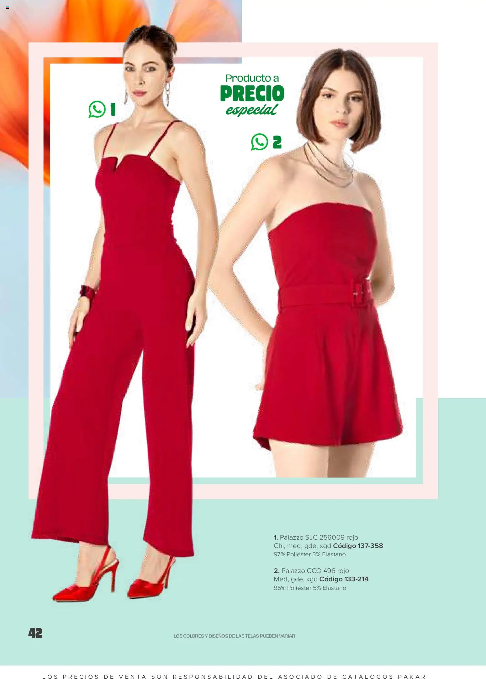 Nuevas ofertas de SC Pakar válidas en toda la República Mexicana desde el 30.01.2026. ¡Encuentra las mejores ofertas en SC Pakar catálogo Ropa! | Página: 42 | Productos: Palazzo