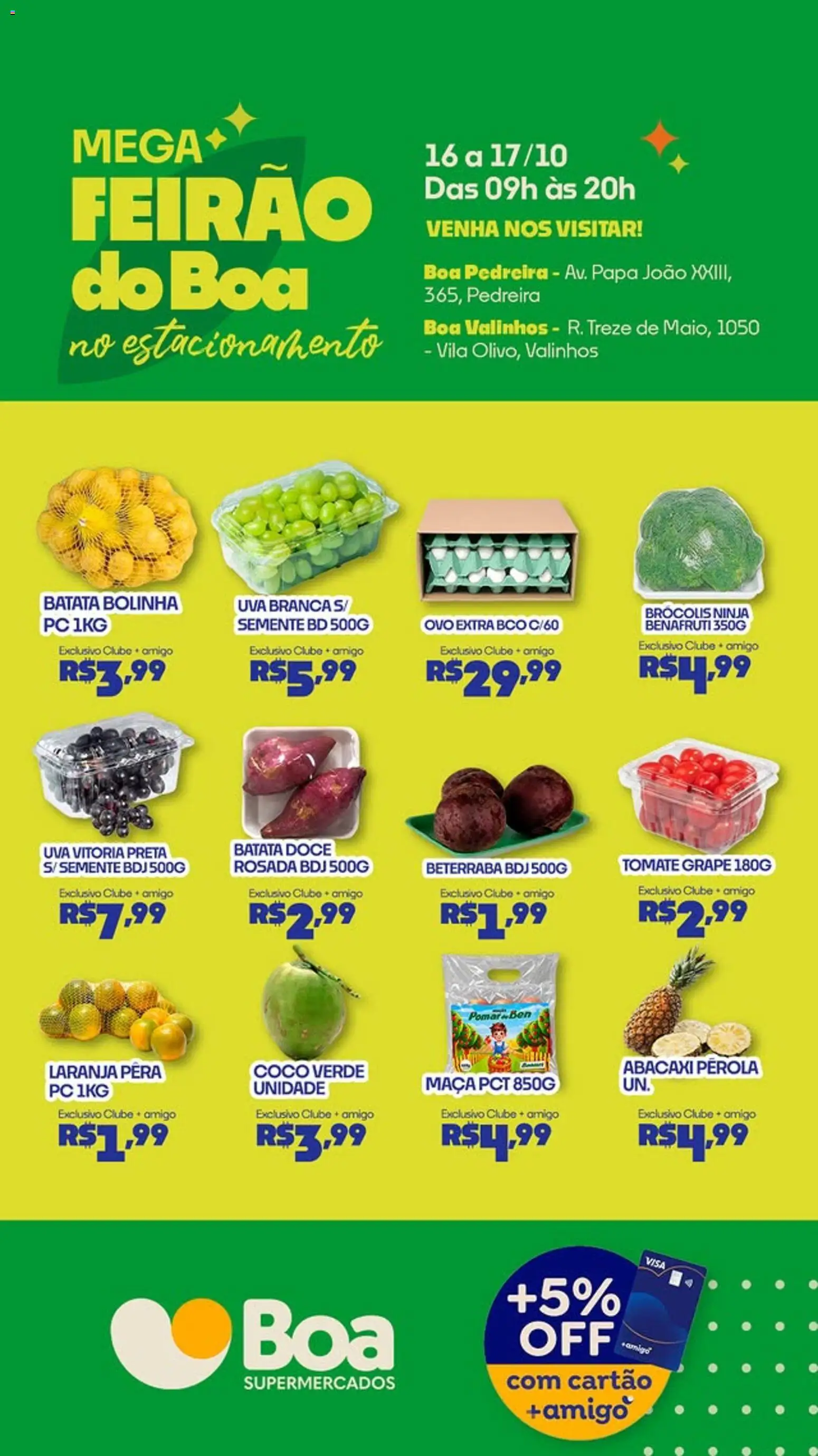 Boa Supermercados Folheto - válido de 16/10/2026 | Página: 1