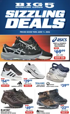 Preview of Big 5 Sporting Goods weekly ads valid from 01.06.2026