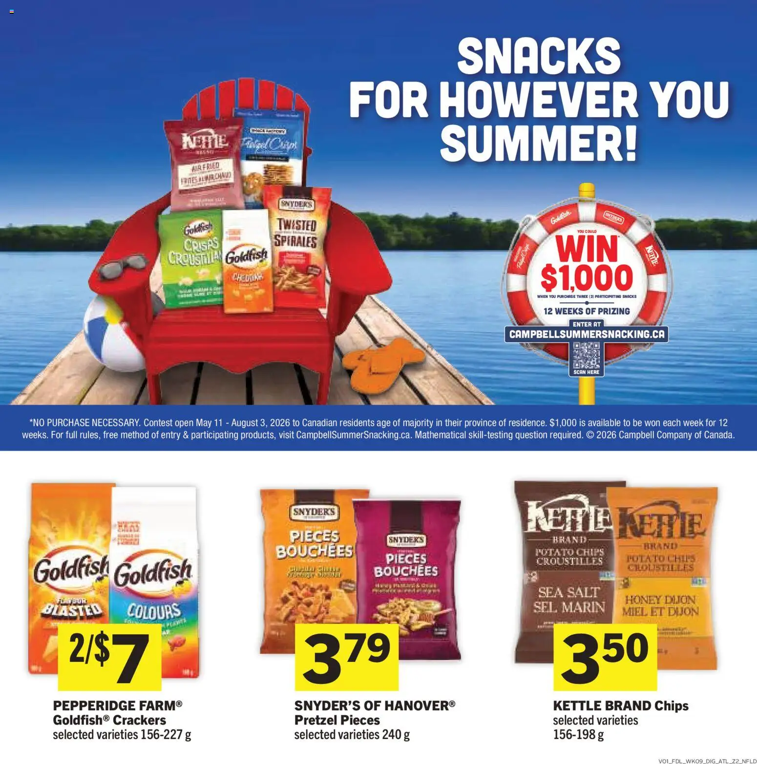 Foodland flyer valid from Jun 25, 2026 | Page: 14 | Products: Chips, Kettle