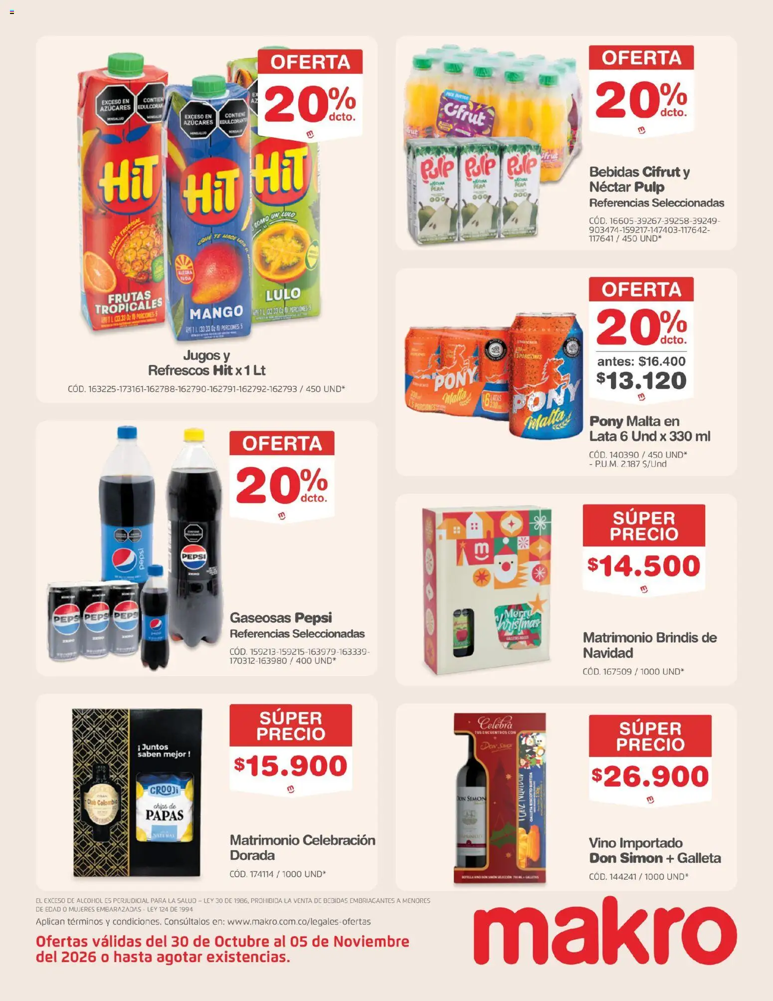 Makro revista - valida desde el 30/10/2026 | Página: 22