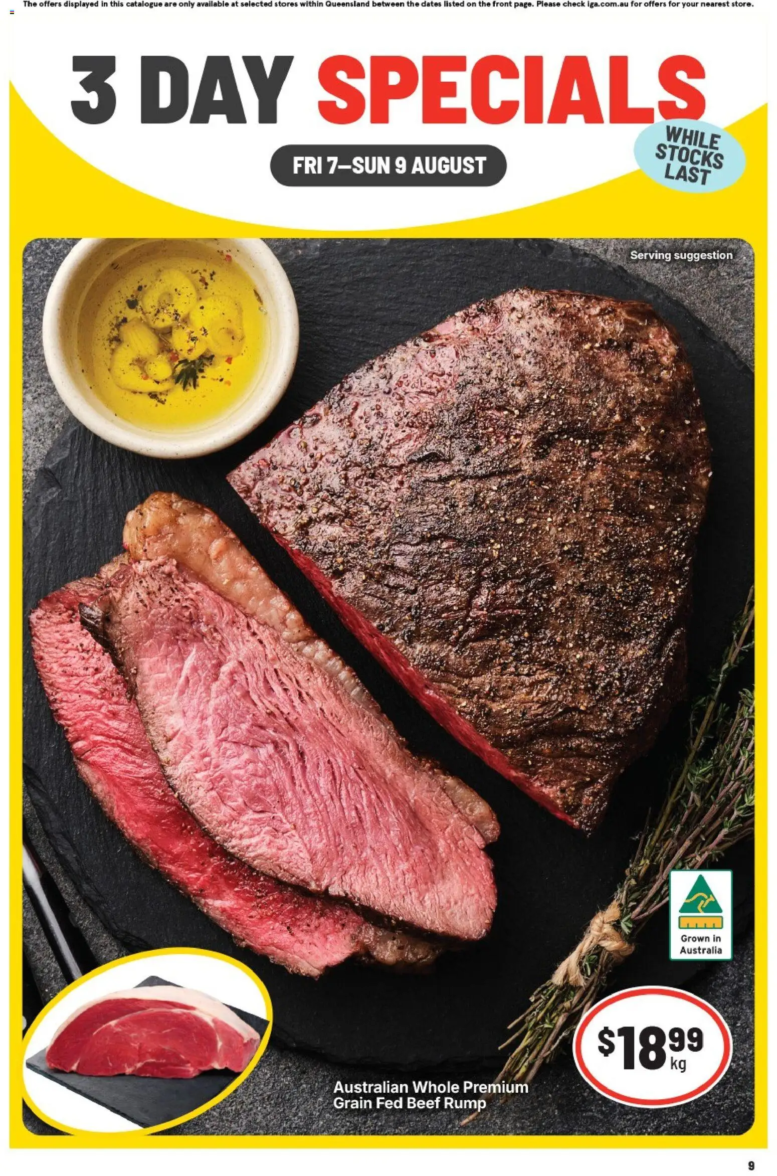 IGA catalogue - valid from 07/08/2026 | Page: 1 | Products: Beef