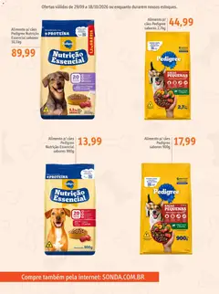 Sonda ofertas Pets - Pré-Visualização do folheto da loja Sonda, válido de 29/09/2026 | Página: 2 | Produtos: Leite, Carne, Milho, Proteína