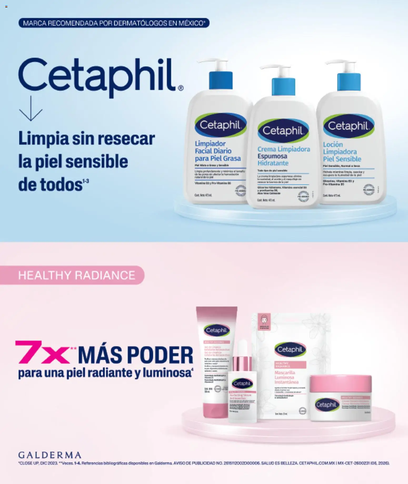 Nuevas ofertas de H-E-B válidas en toda la República Mexicana desde el 01/07/2026. ¡Encuentra las mejores ofertas en H-E-B folleto Celebra! | Página: 65 | Productos: Crema, Loción, Limpiador, Radiante