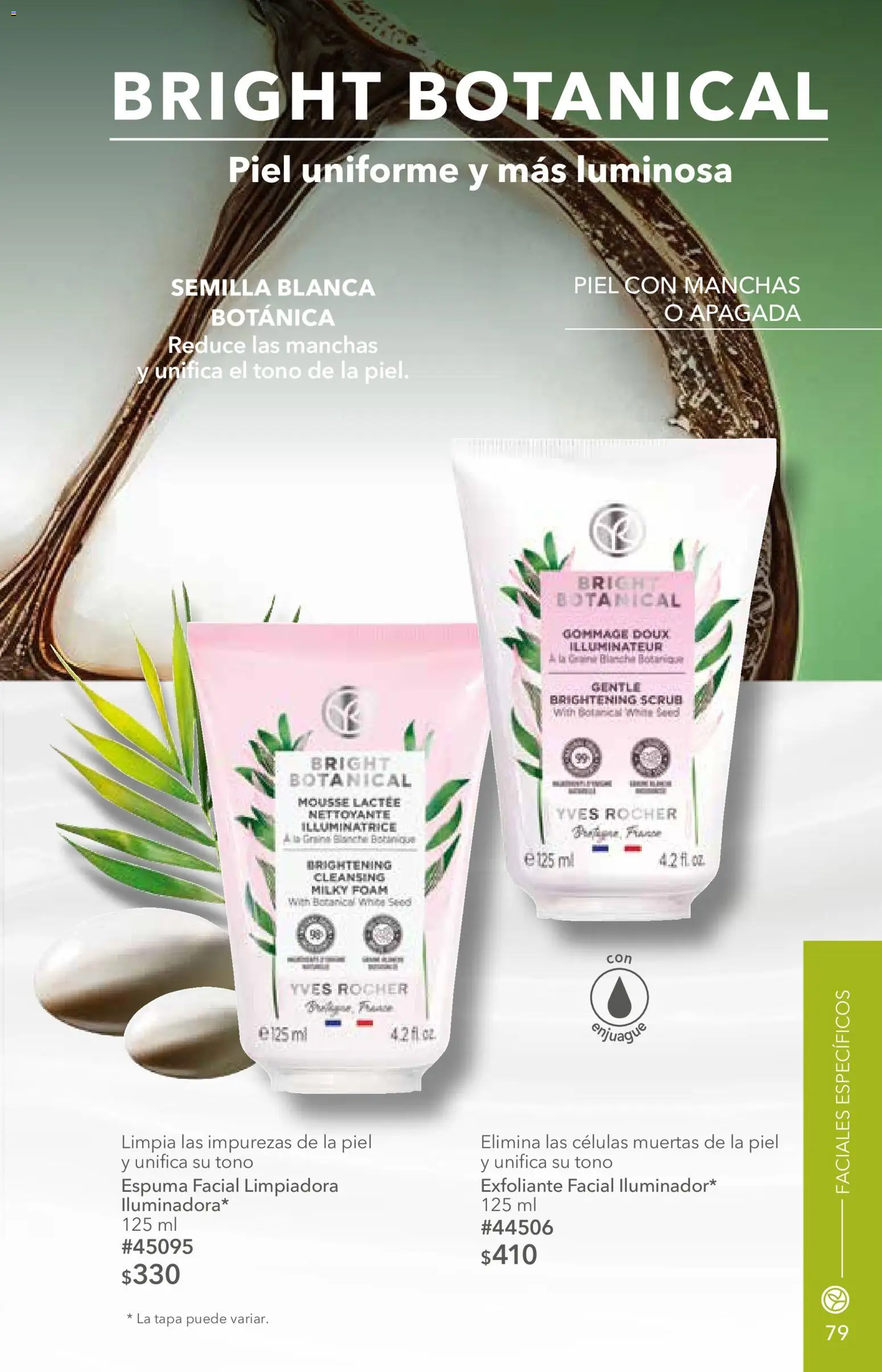 Nuevas ofertas de Yves Rocher válidas en toda la República Mexicana desde el 06/10/2026. ¡Encuentra las mejores ofertas en Yves Rocher campaña 14 2026! | Página: 81 | Productos: Exfoliante facial, Exfoliante, Mousse, Espuma