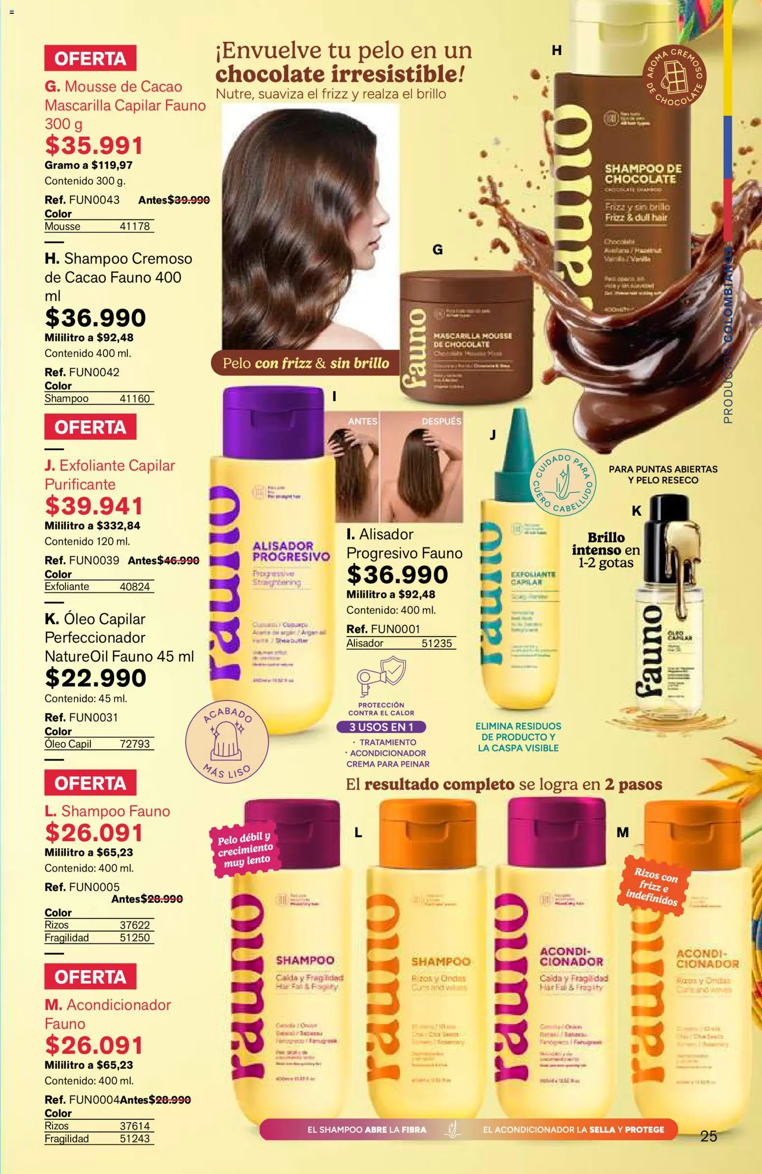 Leonisa revista - valida desde el 25/06/2026 | Página: 25 | Productos: Mascarilla, Mousse, Chocolate, Perfeccionador