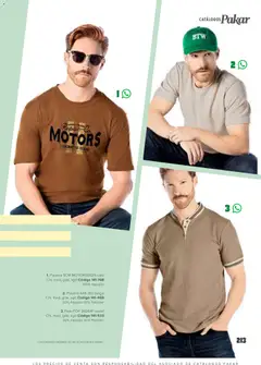 Vista previa de SC Pakar catálogo Ropa, nuevo folleto de la tienda, válido en México a partir del 30.01.2026 | Página: 213 | Productos: Café, Algodón, Playera