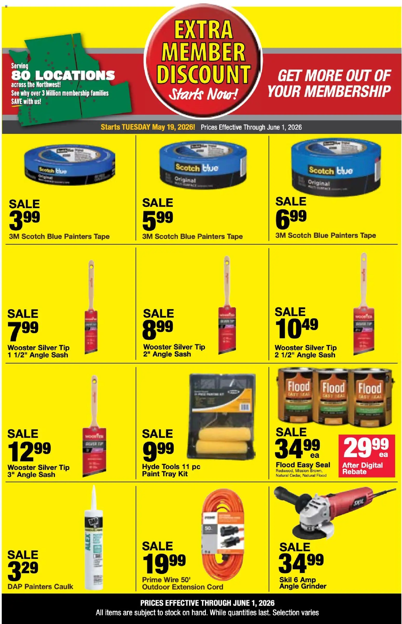 Bi-Mart Extra Member Discount - valid from 19.05.2026 | Page: 4 | Products: Wire, Angle Grinder, Pc, Grinder