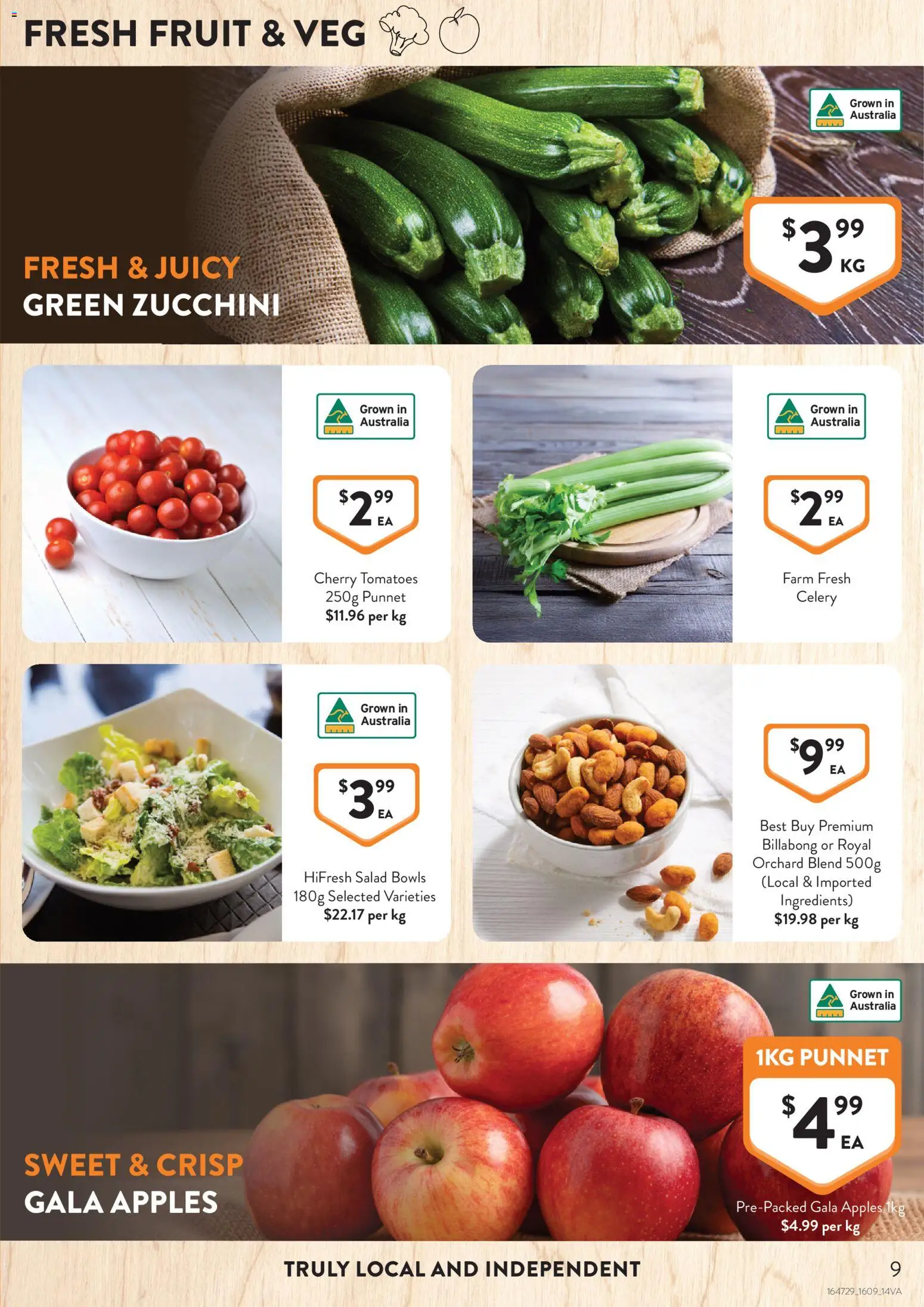 Foodworks catalogue - valid from 16/09/2026 | Page: 9 | Products: Ingredients, Apples, Tomatoes, Fruit