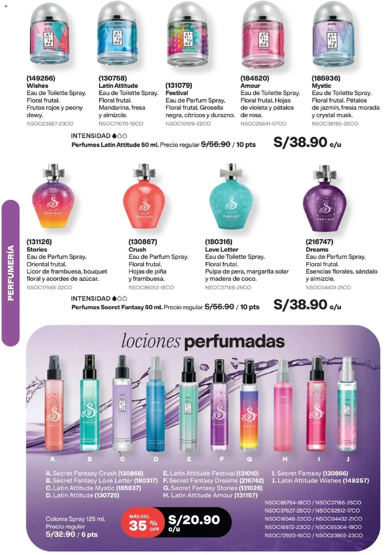 Catálogo Avon válido desde 11/08/2026 | Página: 87 | Productos: Perfumes, Piña, Frutos rojos, EAU de Toilette