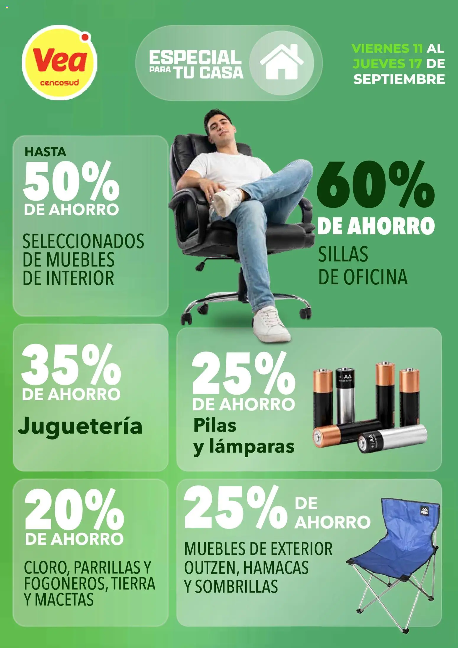Vea - Especial para tu casa │ válido desde el 11/09/2026 | Página: 3 | Productos: Macetas, Pilas, Lámparas, Tierra