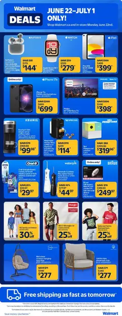Preview of Walmart Deals from shop Walmart valid from Jun 22, 2026