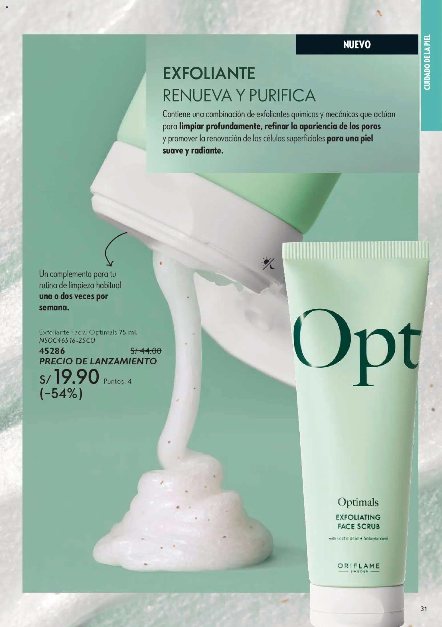 Catálogo Oriflame válido desde 09.05.2026 | Página: 33 | Productos: Exfoliante