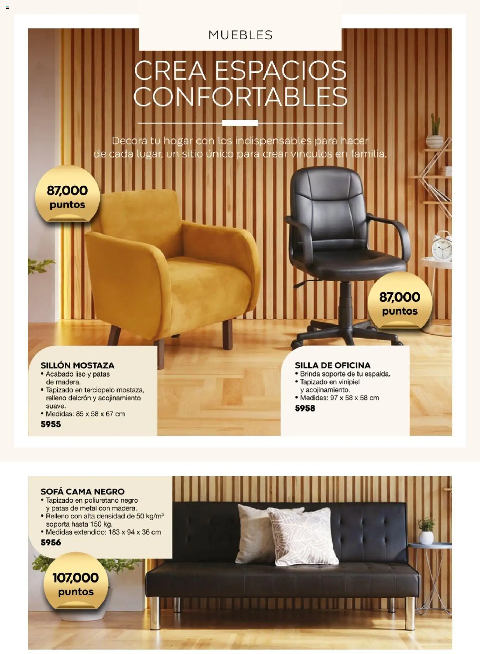 Nuevas ofertas de Fuller válidas en toda la República Mexicana desde el 15/06/2026. ¡Encuentra las mejores ofertas en Fuller catálogo Puntos! | Página: 38 | Productos: Mostaza, Sillón, Silla, Cama
