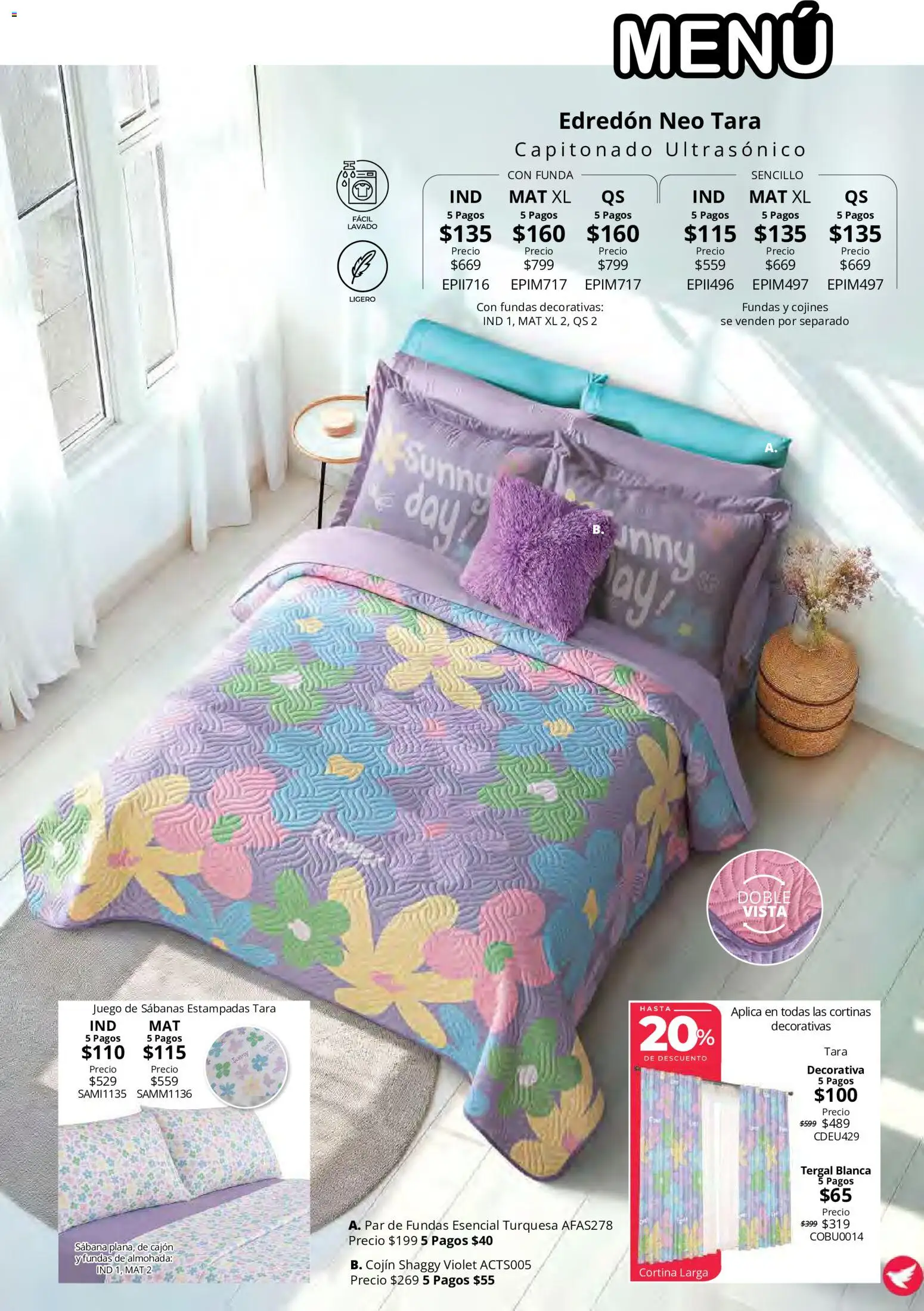 Nuevas ofertas de Colchas Concord válidas en toda la República Mexicana desde el 15/10/2026. ¡Encuentra las mejores ofertas en Colchas Concord catálogo! | Página: 59