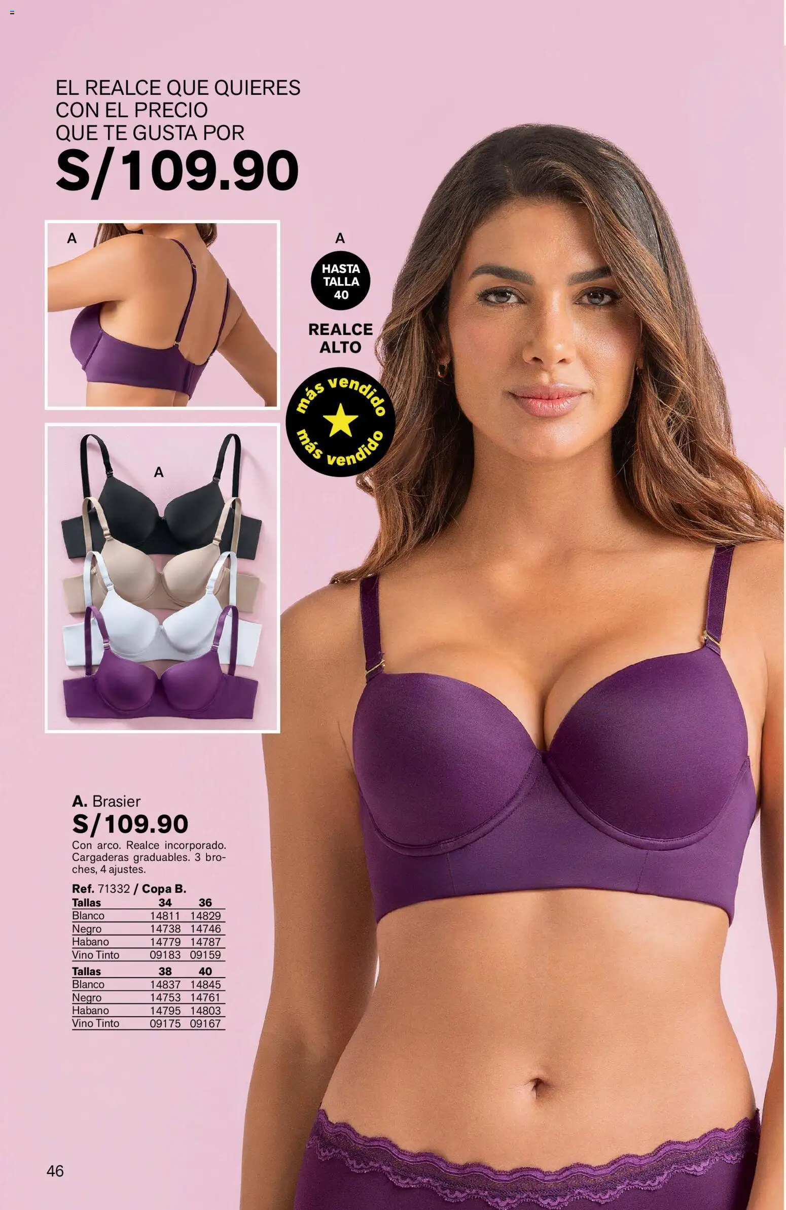 Catálogo Leonisa válido desde 04/08/2026 | Página: 46 | Productos: Vino, Té