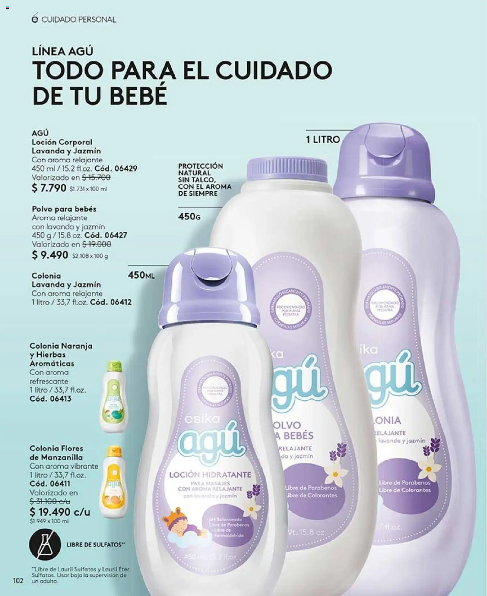 Catálogo Ésika Campaña 12 │ válido desde el 06.07.2026 | Página: 102 | Productos: Loción, Polvo