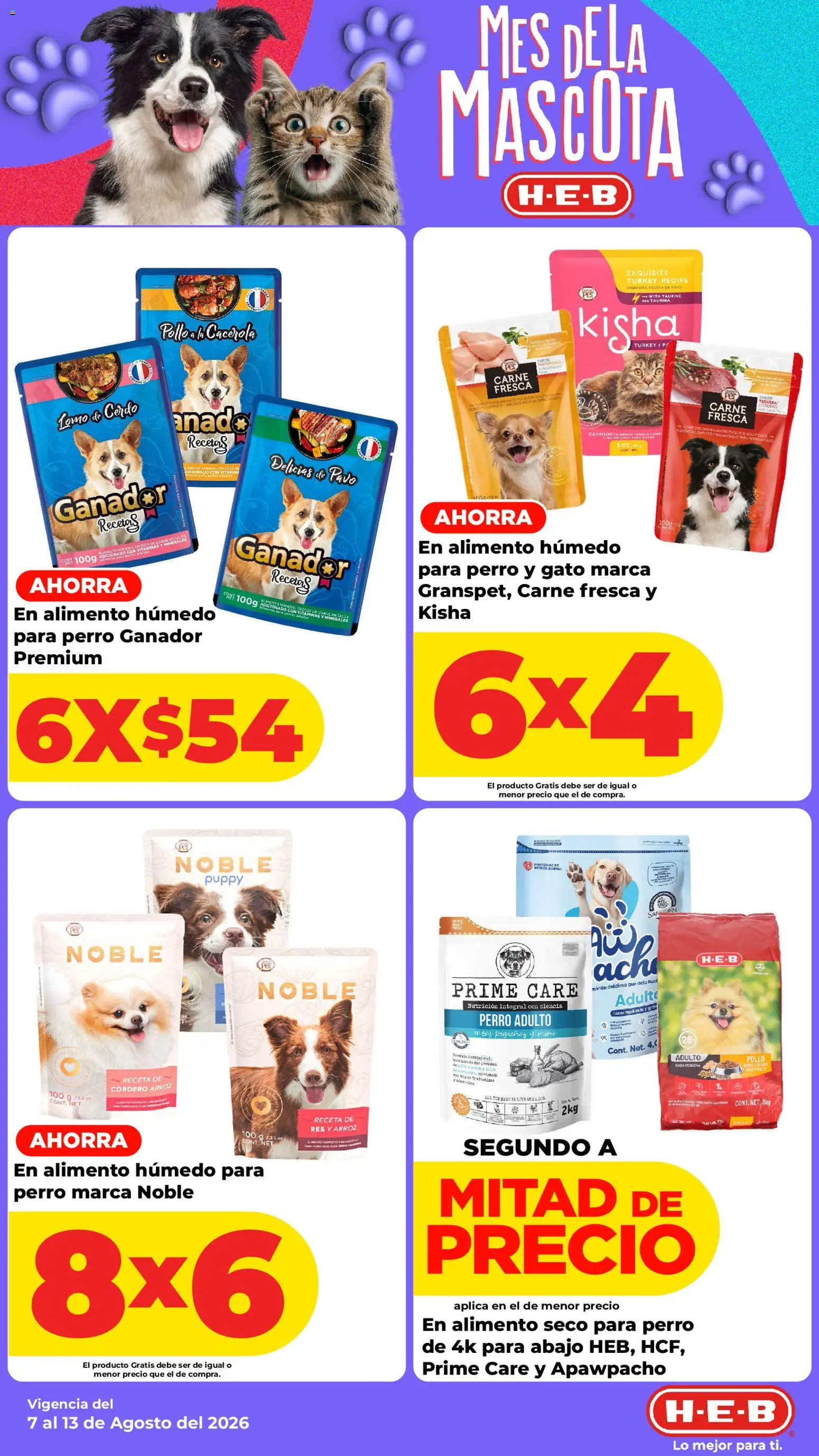 Nuevas ofertas de H-E-B válidas en toda la República Mexicana desde el 07/08/2026. ¡Encuentra las mejores ofertas en H-E-B folleto! | Página: 14 | Productos: Pollo, Cerdo, Carne, Vitaminas