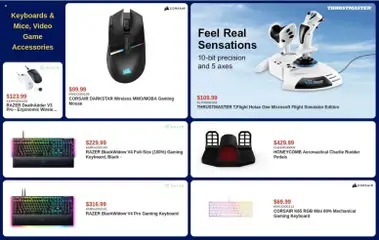 Preview of Canada Computers weekly flyer from shop Canada Computers valid from Jul 28, 2026 | Page: 6 | Products: Mouse, Keyboard, Video, Game
