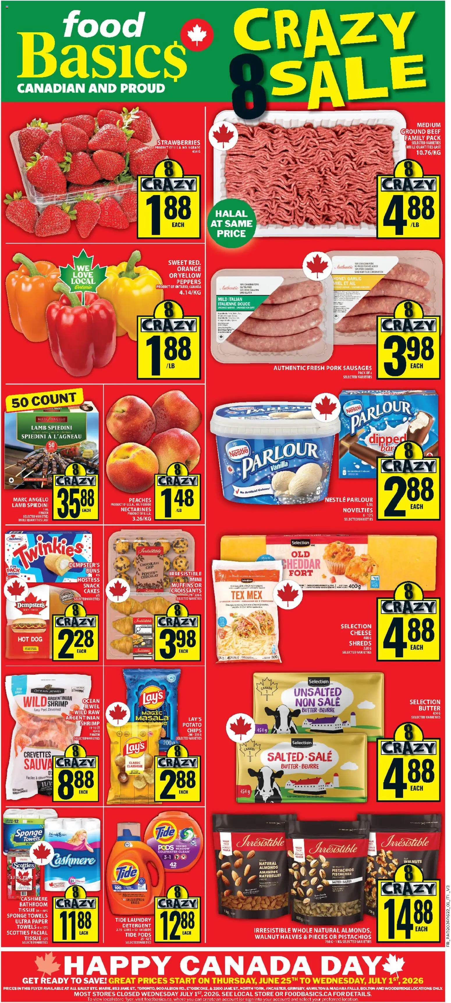 Food Basics flyer valid from Jun 25, 2026 | Page: 1