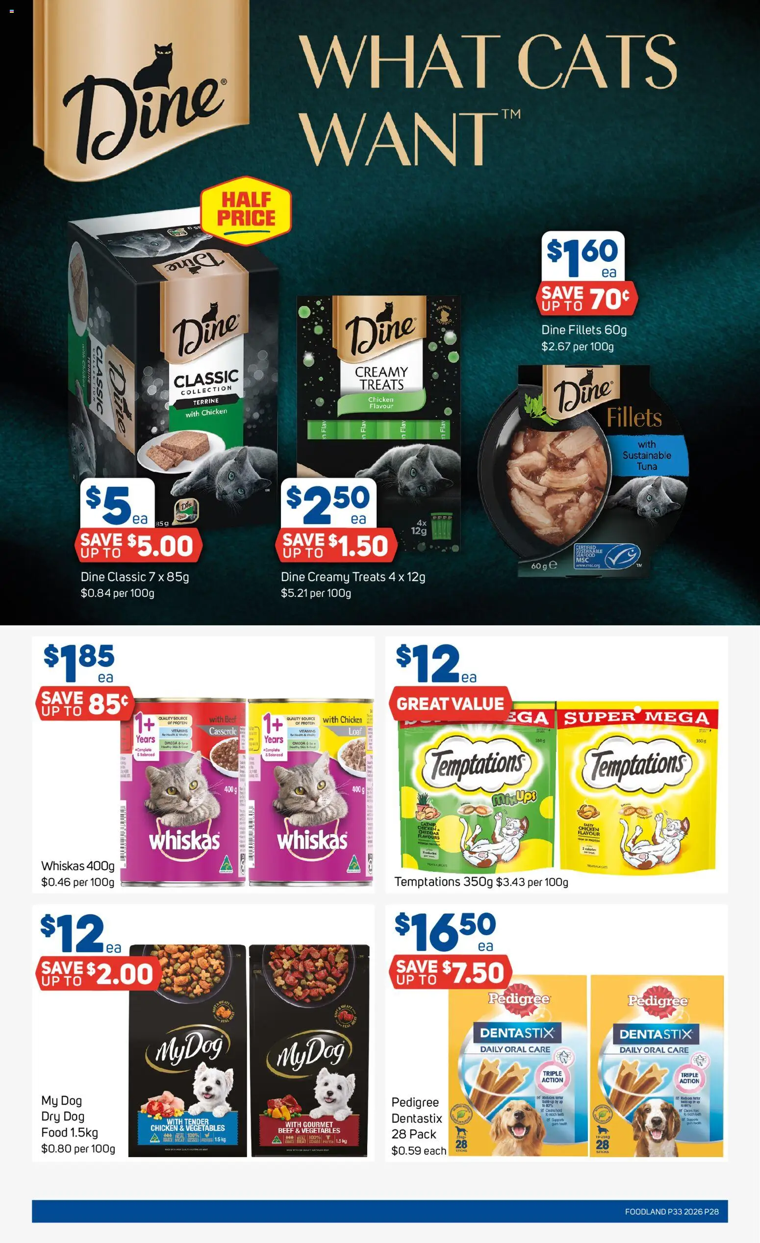 Foodland catalogue - valid from 12/08/2026 | Page: 28 | Products: Food, Chicken, Beef, Vegetables