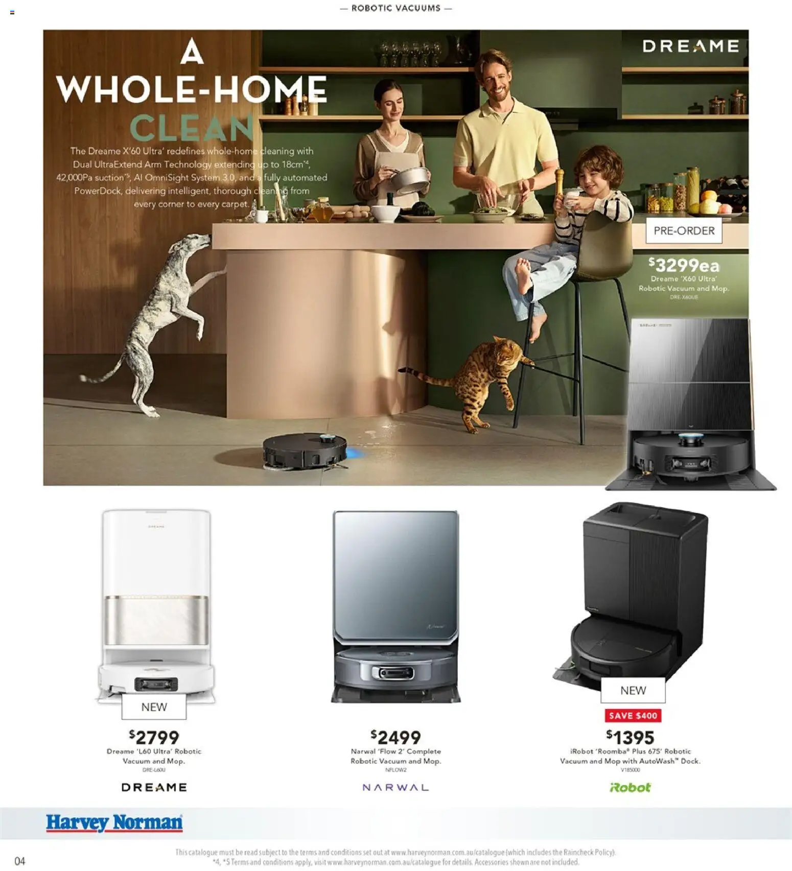 Harvey Norman catalogue - valid from 01/10/2026 | Page: 4 | Products: Mop, Accessories, Robot