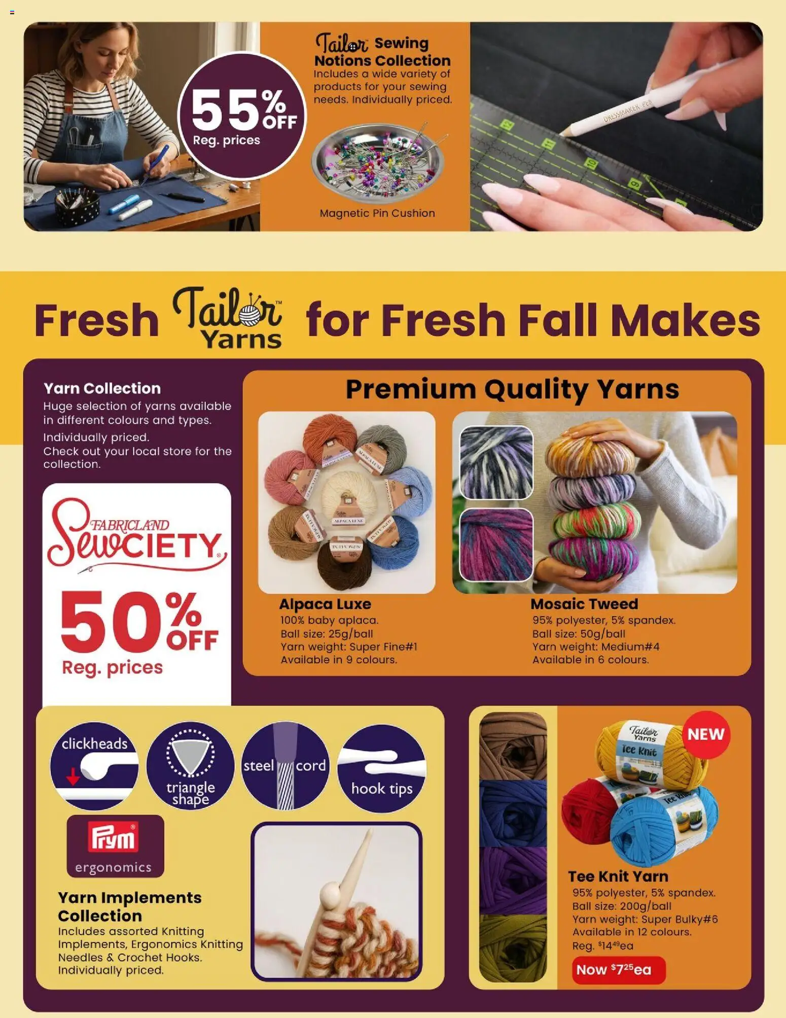 Fabricland flyer valid from Sep 1, 2026 | Page: 14 | Products: Ice