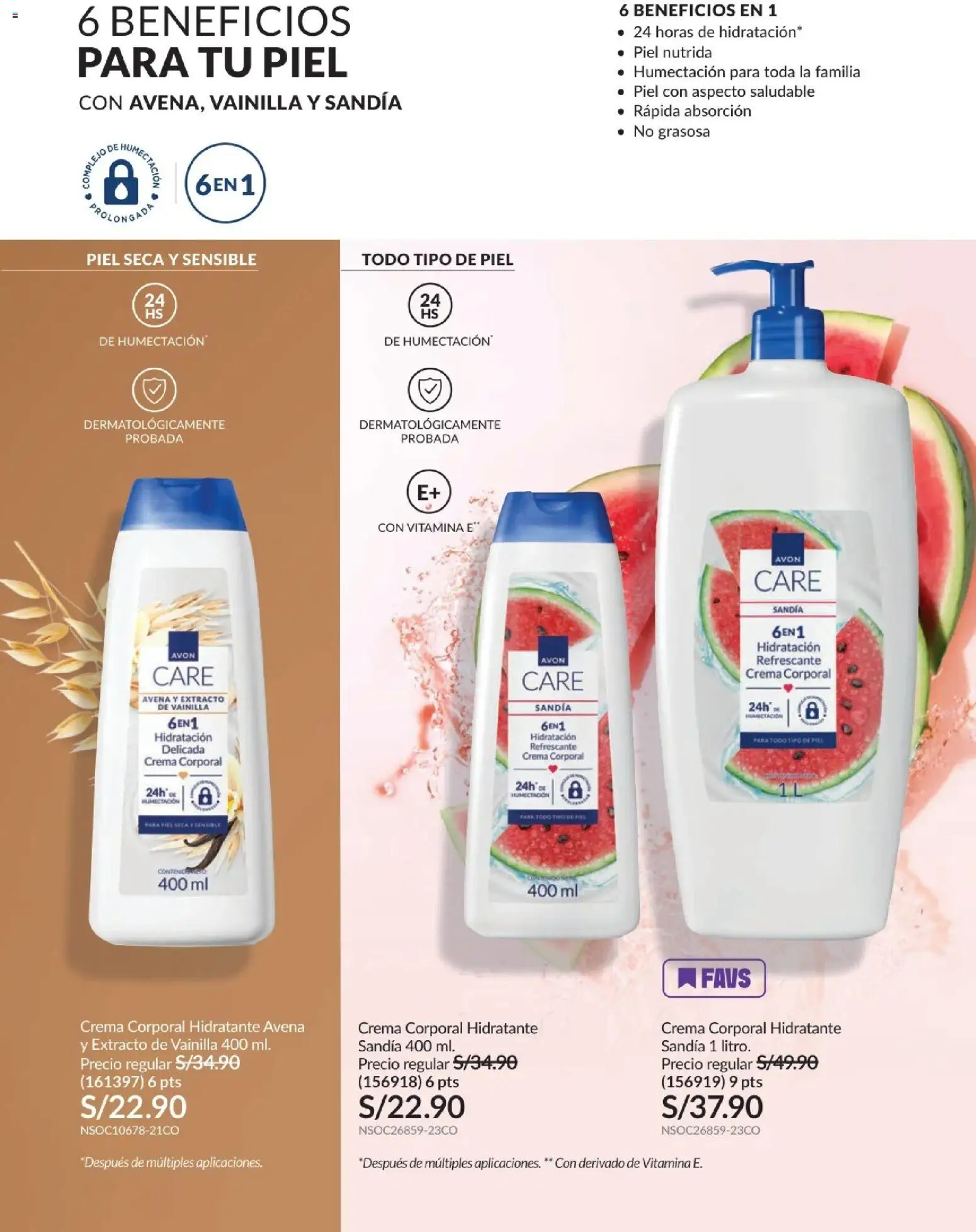 Catálogo Avon válido desde 06.05.2026 | Página: 134 | Productos: Crema, Avena