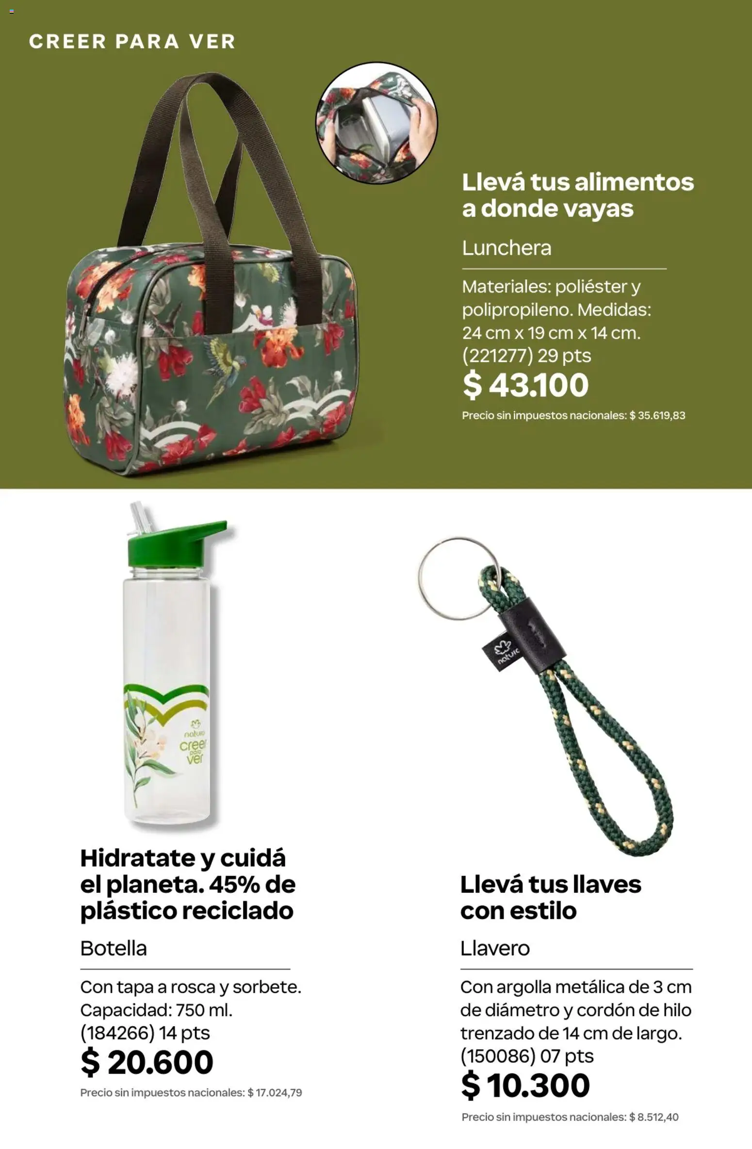 Catálogo Natura Ciclo 7 │ válido desde el 06.05.2026 | Página: 271 | Productos: Botella, Llavero
