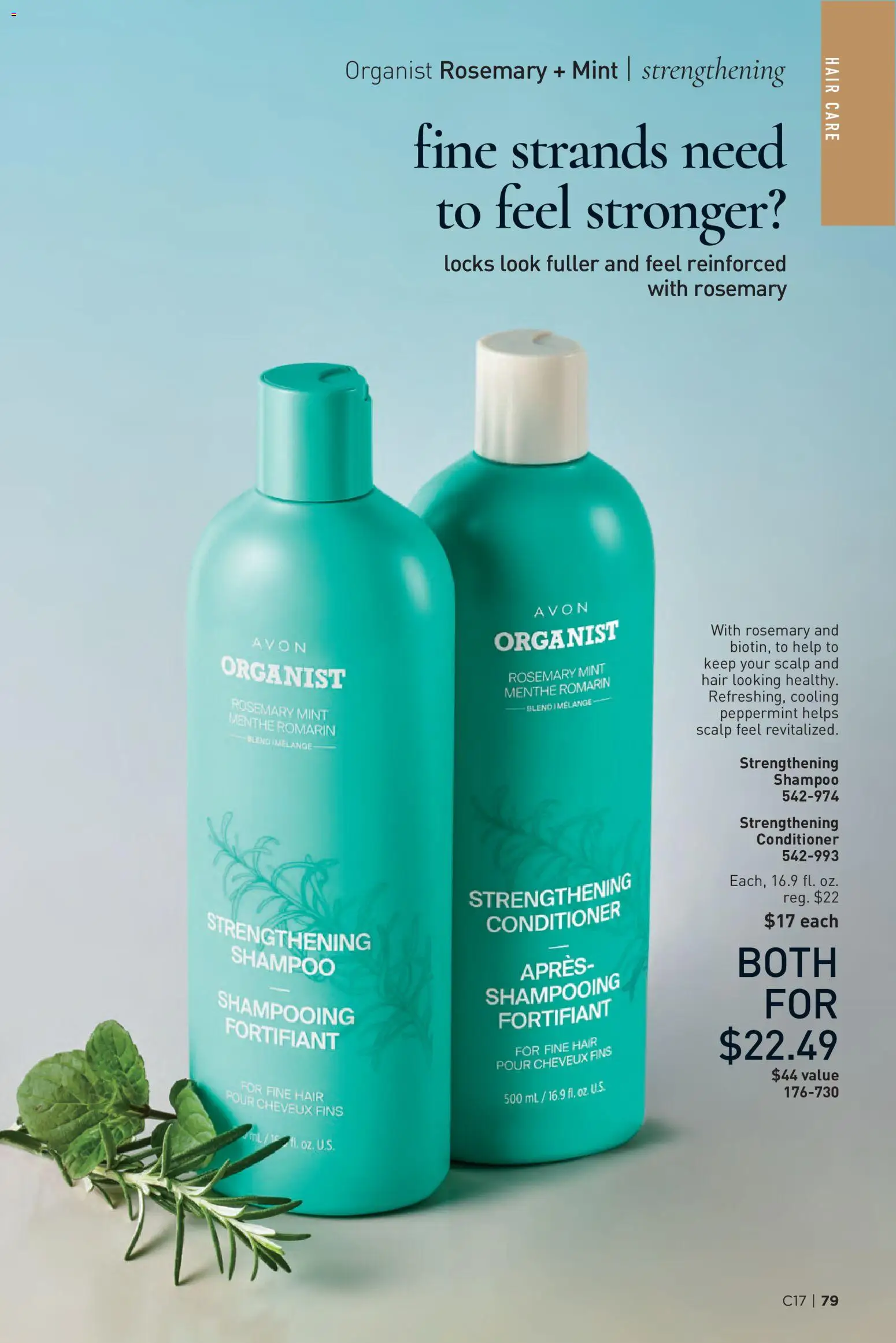 Avon Brochure - valid from 08/12/2026 | Page: 79 | Products: Peppermint, Shampoo, Conditioner