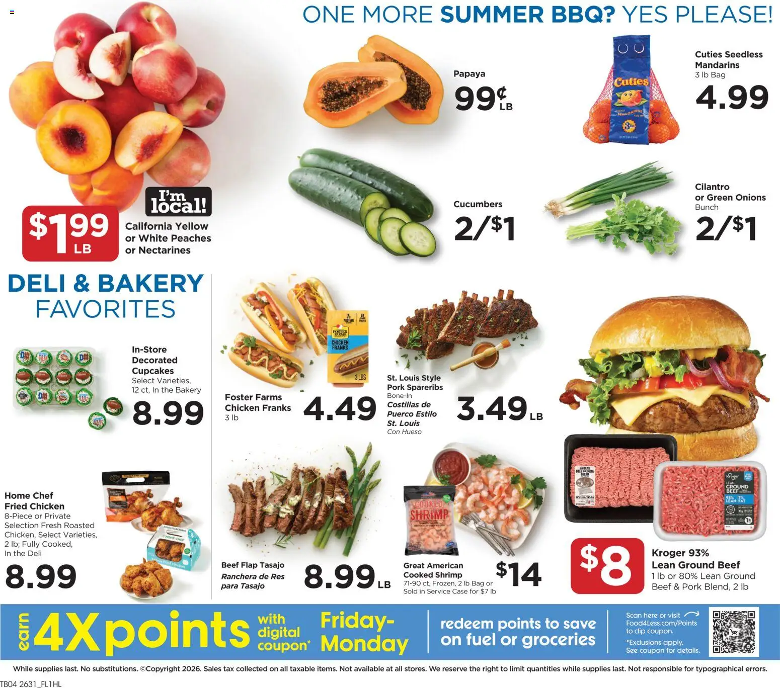 Food 4 Less Weekly Ad - valid from 09/02/2026 | Page: 5 | Products: Groceries, Chicken, Cucumbers, Bag